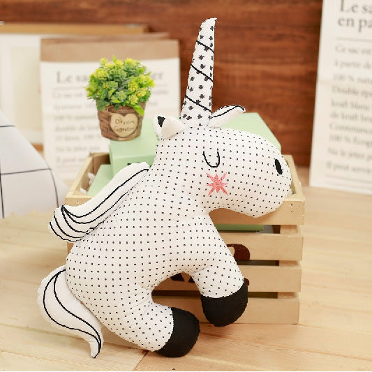 Cute Rabbit Unicorn Bear Plush Baby Comfort Toy 