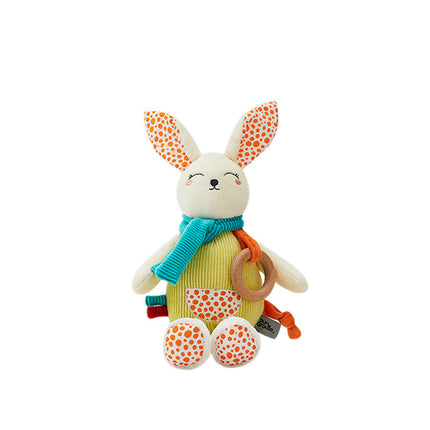 Plush Rabbit Toy for Babies with Multi-functional Design 