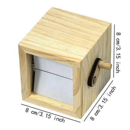 MyGiftHome Photo Flip Book Frame Hand Motion DIY Photo Frame-Natural Wood