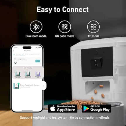 MyGiftHome Automatic Cat Feeder with 1080P Camera