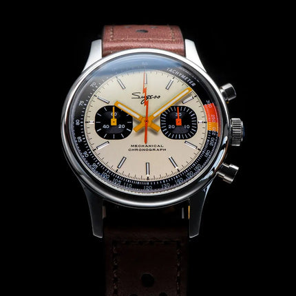 MyGiftHome Men's Mechanical Chronograph Manual Winding Luminous Watch (SUGESS)