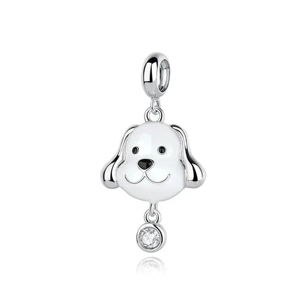 MyGiftHome S925 Silver Pet Charms for DIY Jewelry