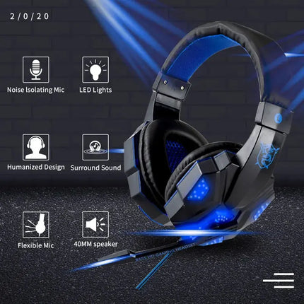 MyGiftHome Wired Stereo Gaming Headset with Microphone