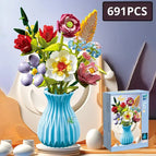 Style 3 with Vase and Box (691PCS)