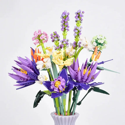 MyGiftHome Flower Model Building Blocks DIY Home Decor