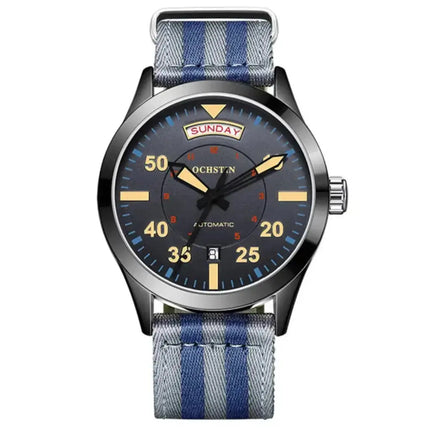 MyGiftHome Men's Mechanical Watch Luminous Hands (OCHSTIN)-Gray Blue