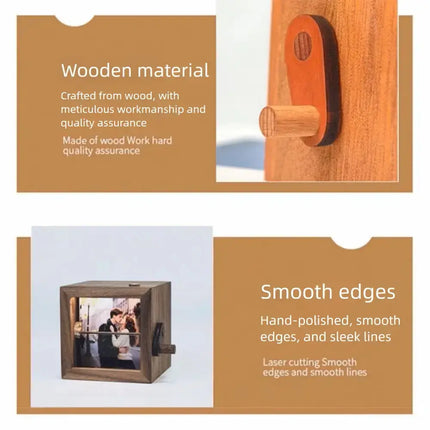 MyGiftHome Photo Flip Book Frame Hand Motion DIY Photo Frame