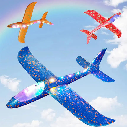 MyGiftHome Throwing Foam Airplane Toy 2 Flight Mode Glider MyGiftHome