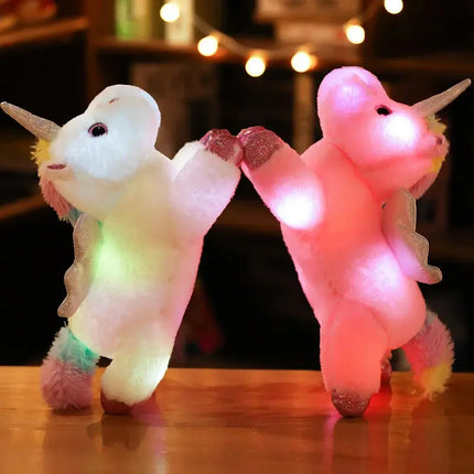 MyGiftHome Light-Up Unicorn Plush Stuffed Animal Toys