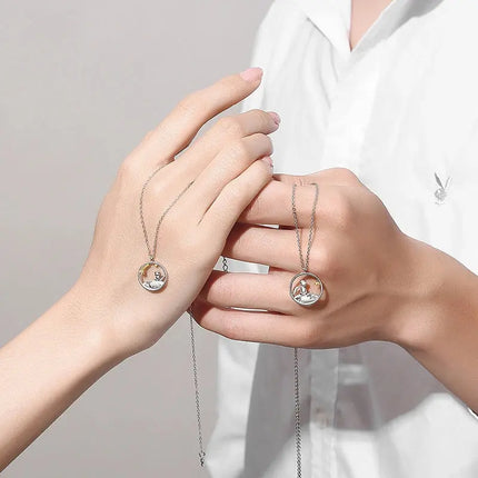 MyGiftHome The Little Prince and The Fox Necklace