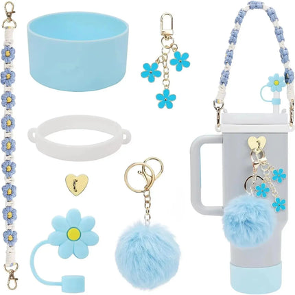 MyGiftHome Cup Accessories Set for 40oz Stanley Tumbler-Blue