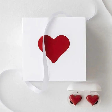 MyGiftHome Heart Shaped Earbuds Bluetooth Wirelessm Earphones