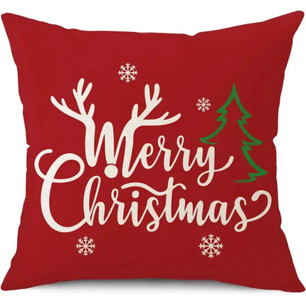 MyGiftHome Christmas Sofa Cushion Cover Pillowcase