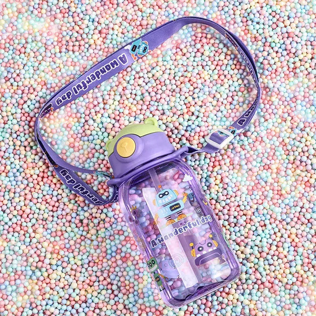 MyGiftHome 22oz Portable Kids Sippy Cup with Silicone Straw