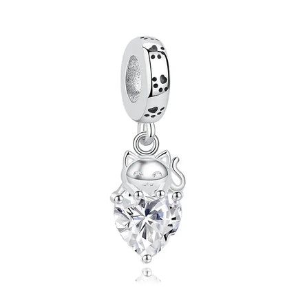 MyGiftHome S925 Silver Pet Charms for DIY Jewelry