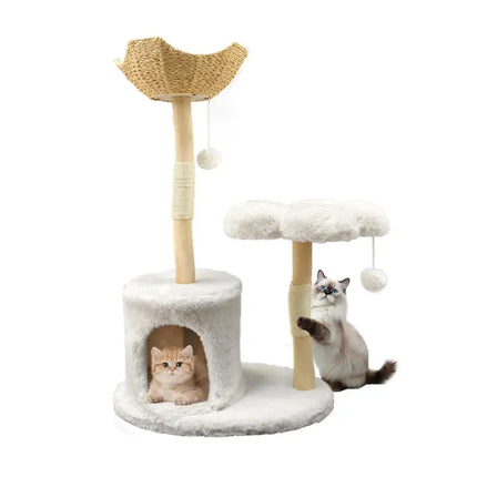 MyGiftHome Multi-Level Cat Tower with Scratching Posts-Style 3