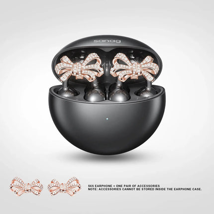 MyGiftHome Open Ear Free Clip-On Headphones Earbuds with Jewelry Design MyGiftHome