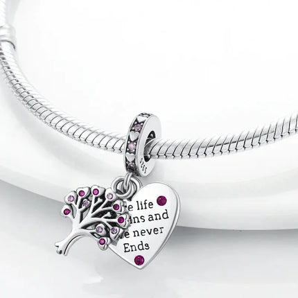 MyGiftHome S925 Silver Bead Charm for DIY Jewelry