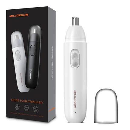 MyGiftHome 3-in-1 Nose Hair Trimmer for Men-White