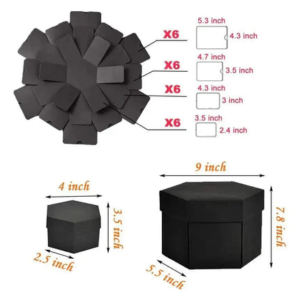 MyGiftHome Suprise Explosion Gift Box DIY Photo Album