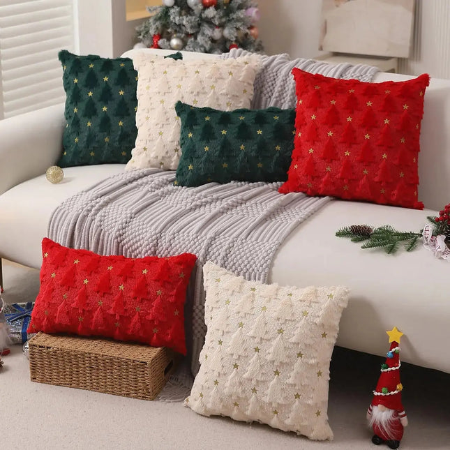 MyGiftHome Christmas Tree Cushion Cover