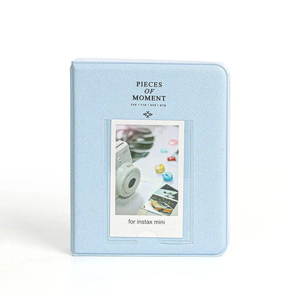 MyGiftHome 64 Pockets Photo Album for Fujifilm Instax Mini Film Blue
