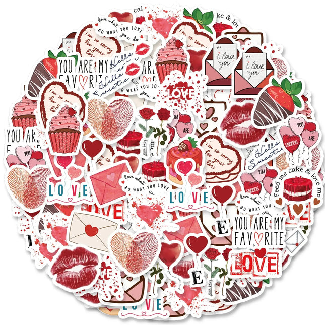 MyGiftHome 46PCS Valentine's Day Stickers