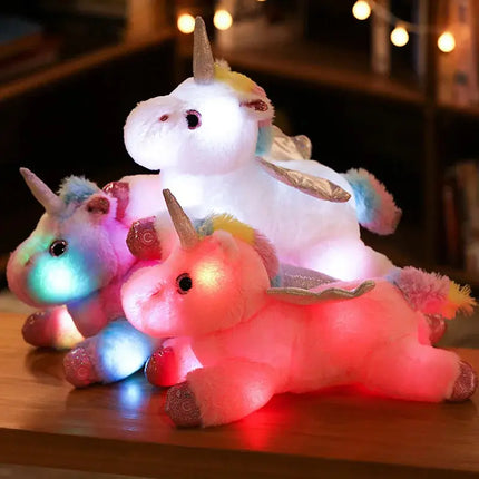 MyGiftHome Light-Up Unicorn Plush Stuffed Animal Toys