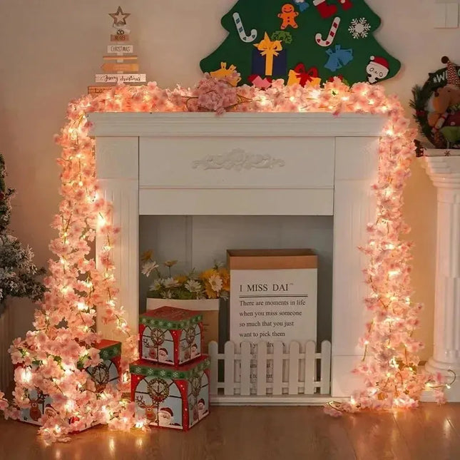 MyGiftHome Artificial Sakura Vine Fake Hanging Flower Decoration (1PC)