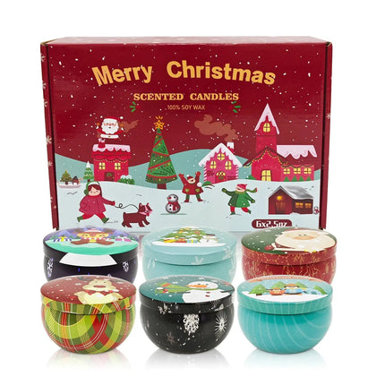 MyGiftHome Christmas Scented Candles (6/12 Packs)-2