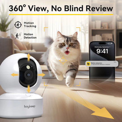 MyGiftHome 2K Indoor Camera for Pet Baby Elder