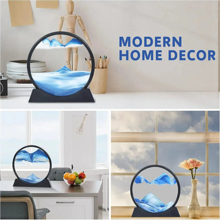 MyGiftHome Moving Sand Art 3D Sandscape Hourglass MyGiftHome