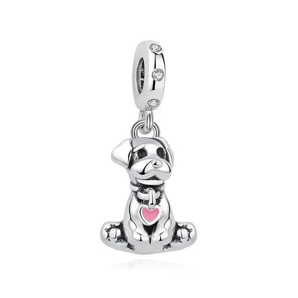 MyGiftHome S925 Silver Pet Charms for DIY Jewelry