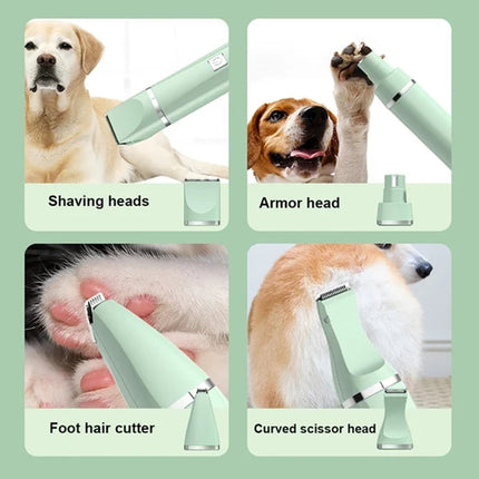 MyGiftHome 4-in-1 Dog Grooming Clippers Kit