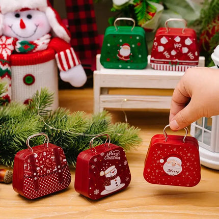 MyGiftHome Christmas Handbag Candy Tin Box