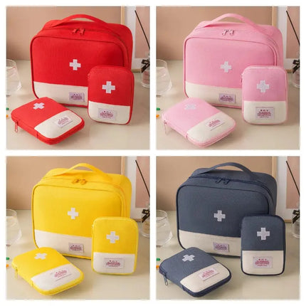 MyGiftHome 3 Pcs/Set Portable Medical Storage Bag First Aid Kits