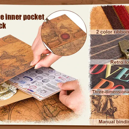 MyGiftHome Our Adventure Book Scrapbook Photo Album 146 Pages