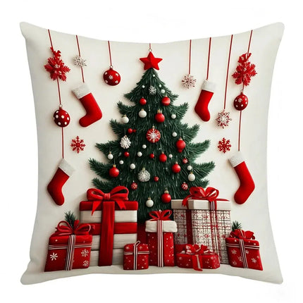 MyGiftHome Christmas Pillow Covers Christmas Tree Pattern