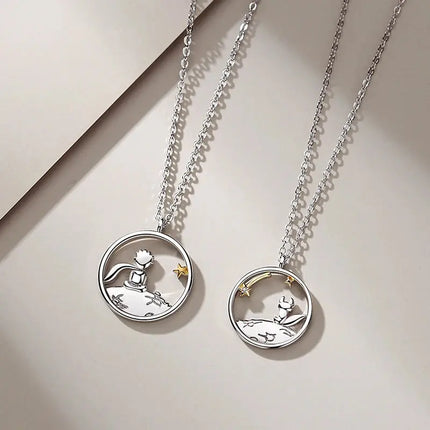 MyGiftHome The Little Prince and The Fox Necklace