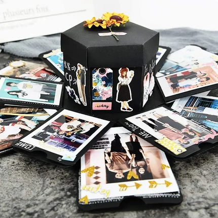MyGiftHome Suprise Explosion Gift Box DIY Photo Album