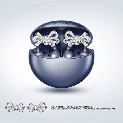 MyGiftHome Open Ear Free Clip-On Headphones Earbuds with Jewelry Design MyGiftHome