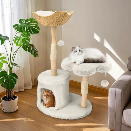 MyGiftHome Multi-Level Cat Tower with Scratching Posts