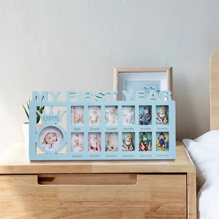 MyGiftHome My First Year Picture Frame for Baby