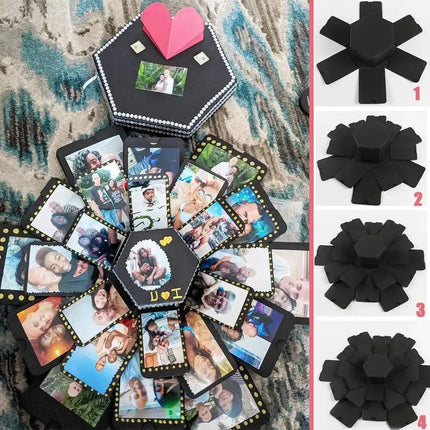 MyGiftHome Suprise Explosion Gift Box DIY Photo Album