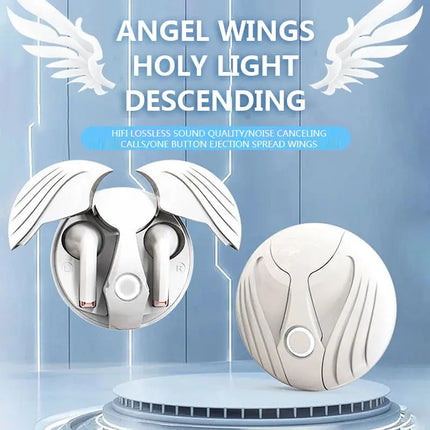 MyGiftHome Angel Wings Bluetooth Earbuds HIFI Stereo Wireless