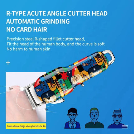 MyGiftHome Graffiti Hair Clipper Trimmer Shaver Set