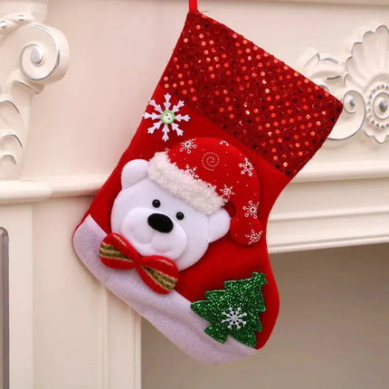 MyGiftHome Cartoon Christmas Socks Xmas Hanging Stockings-Style 23
