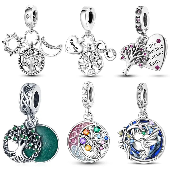 MyGiftHome S925 Silver Bead Charm for DIY Jewelry