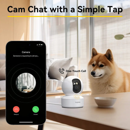 MyGiftHome 2K Indoor Camera for Pet Baby Elder