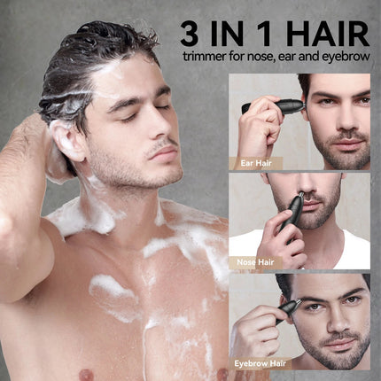 MyGiftHome 3-in-1 Nose Hair Trimmer for Men